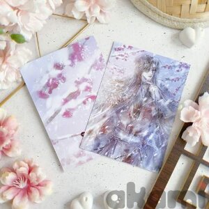 Heaven Officials' Blessing Благословение Небожителей открытка А6 Се Лянь, Хуа Чэн ver. Зима от Joe Kotlyar (Спецзаказ) Хуа Чэн