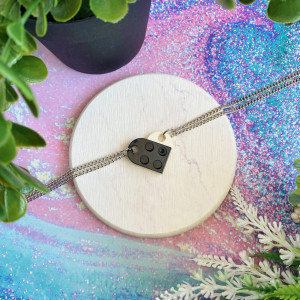 Парная подвеска лего сердце bt591 shg28