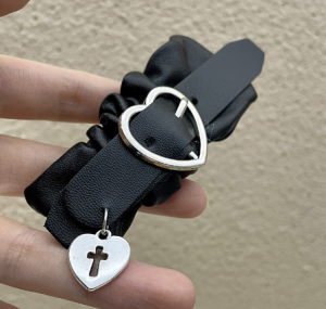 Заколка кожаная bl458 shg28