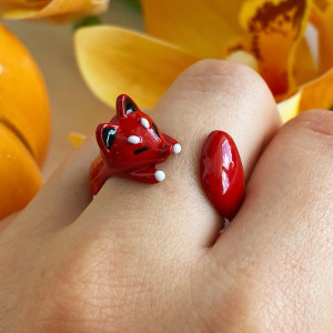 Кольцо китсуне bv765 shg28